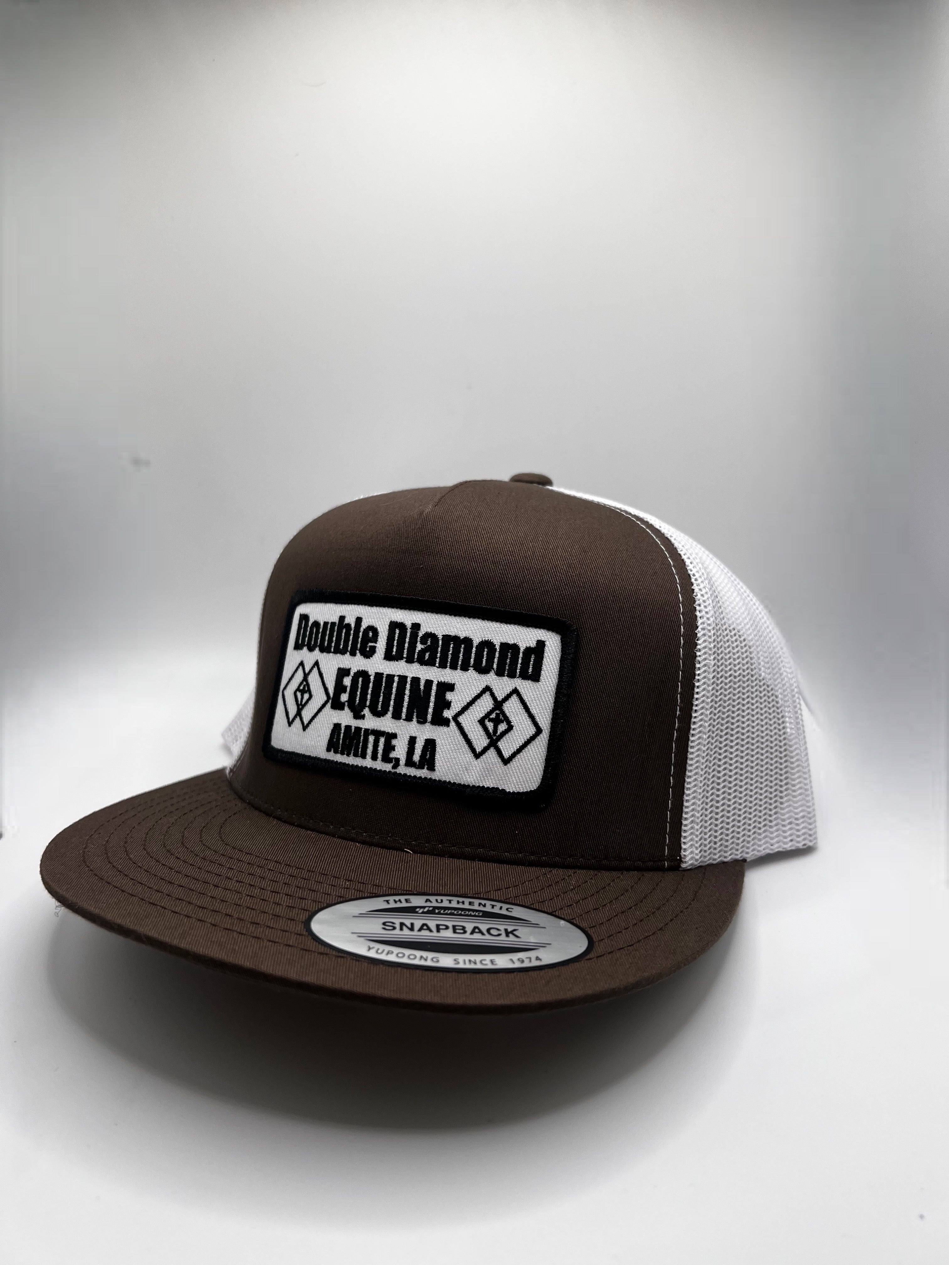 Brown with white mesh FLATBILL - original patch